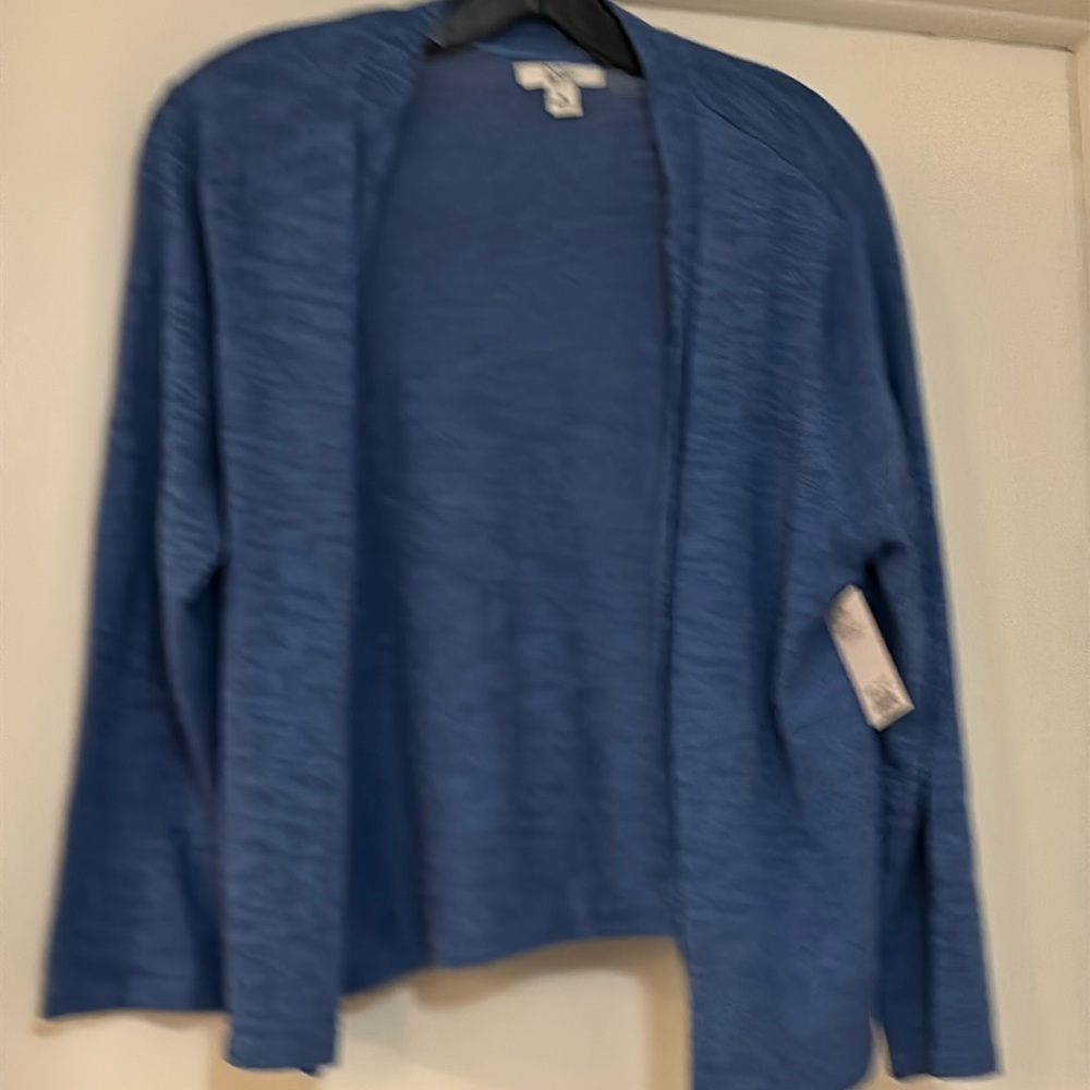 NWT Croft and Barrow soft, purple cardigan size m